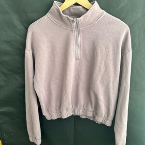 PacSun Heather Gray Fleece Pullover